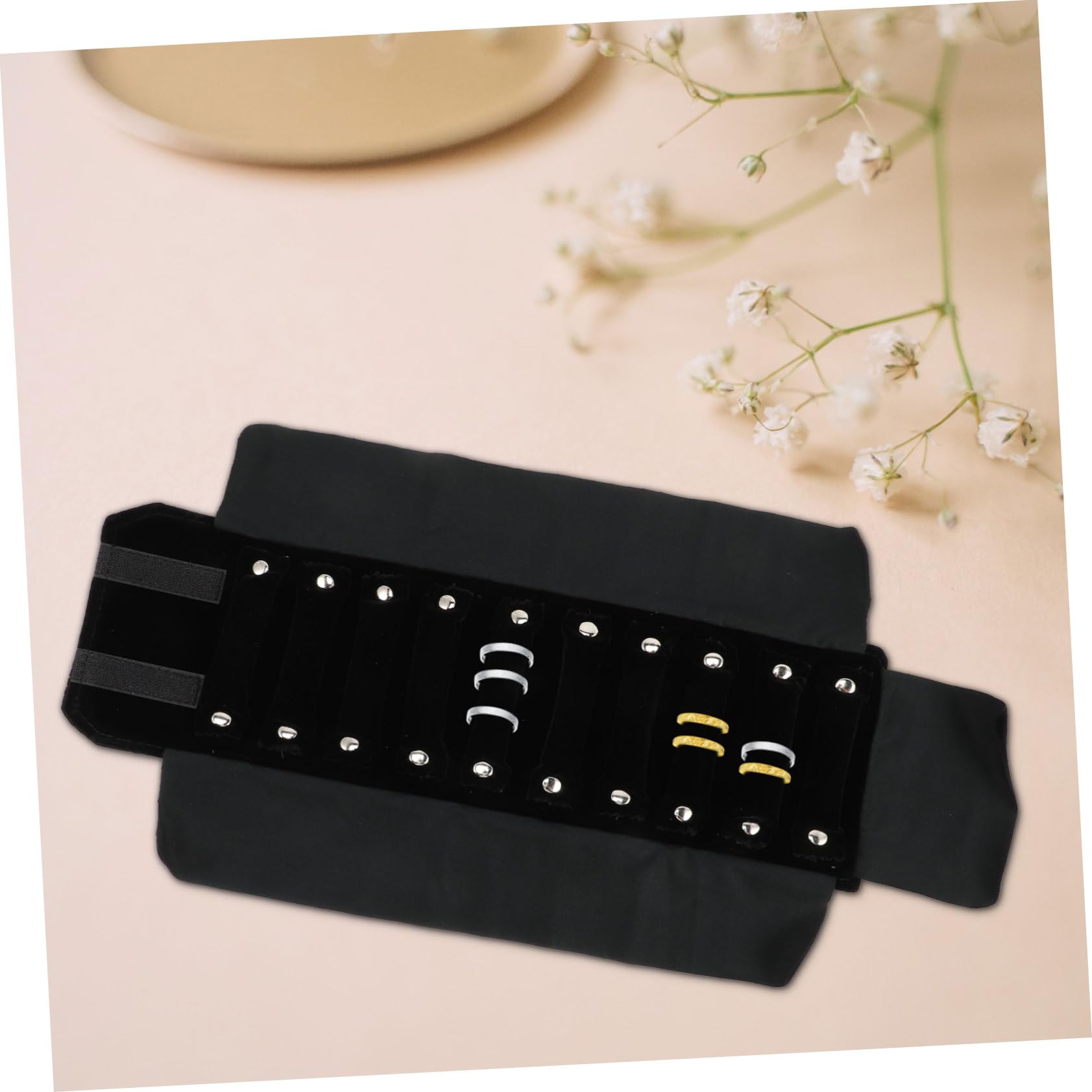 MAGICLULU 3pezzi Borsa Porta Gioielli Da Viaggio Organizer Portatile Per Anelli e Accessori Per Casa e Viaggi Per Donne e Famiglie
