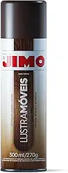 JIMO Lustra Móveis Limpa Renova Protege Mais Brilho na Madeira Clara ou Escura Fragrância Suave Aerossol 300ml