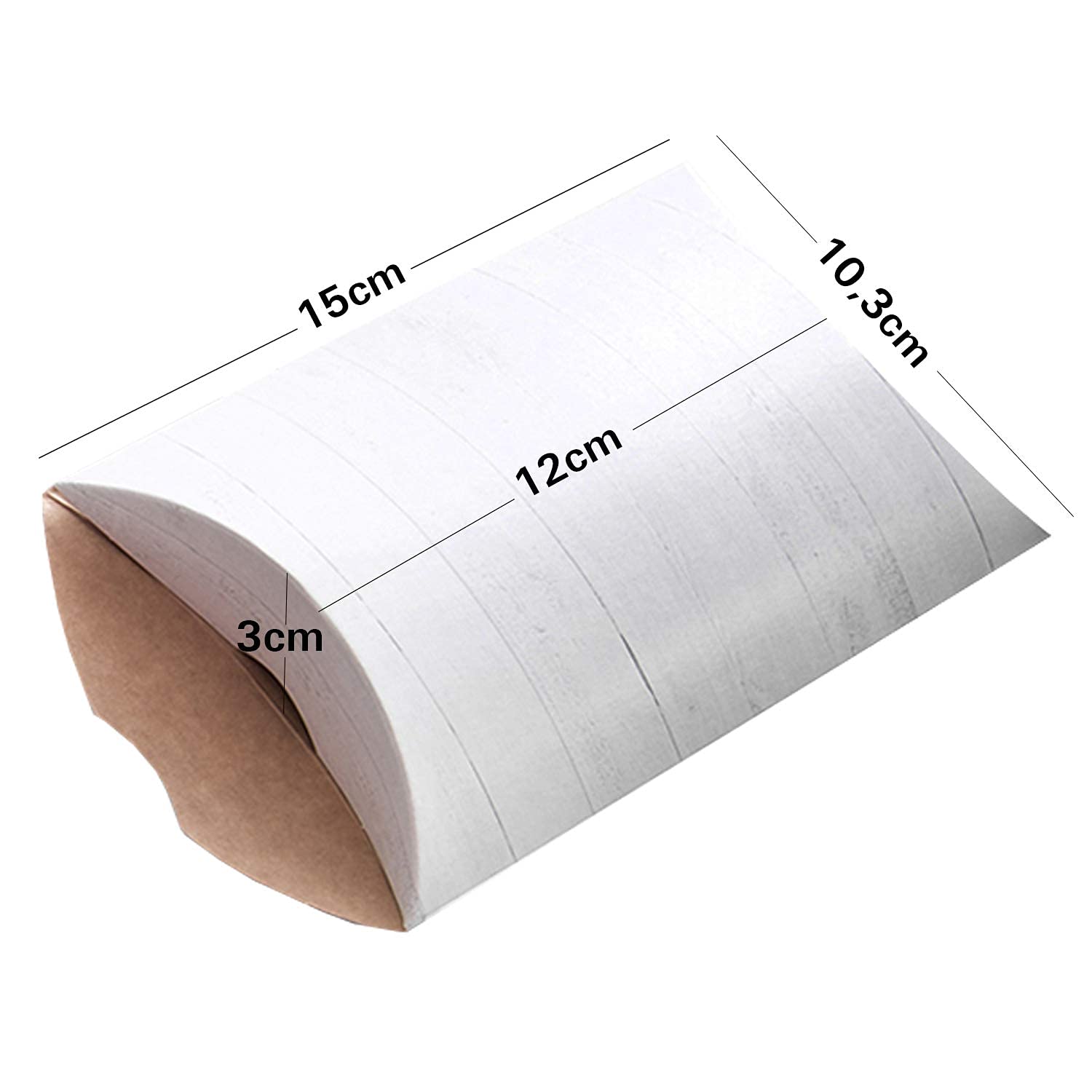 Logbuch-Verlag 100 małych mini pudełek na prezent pudełka ryby morskie niebieskie białe turkusowe opakowanie prezent dla klientów upominek upominek 14,5 x 10,5 x 3 cm