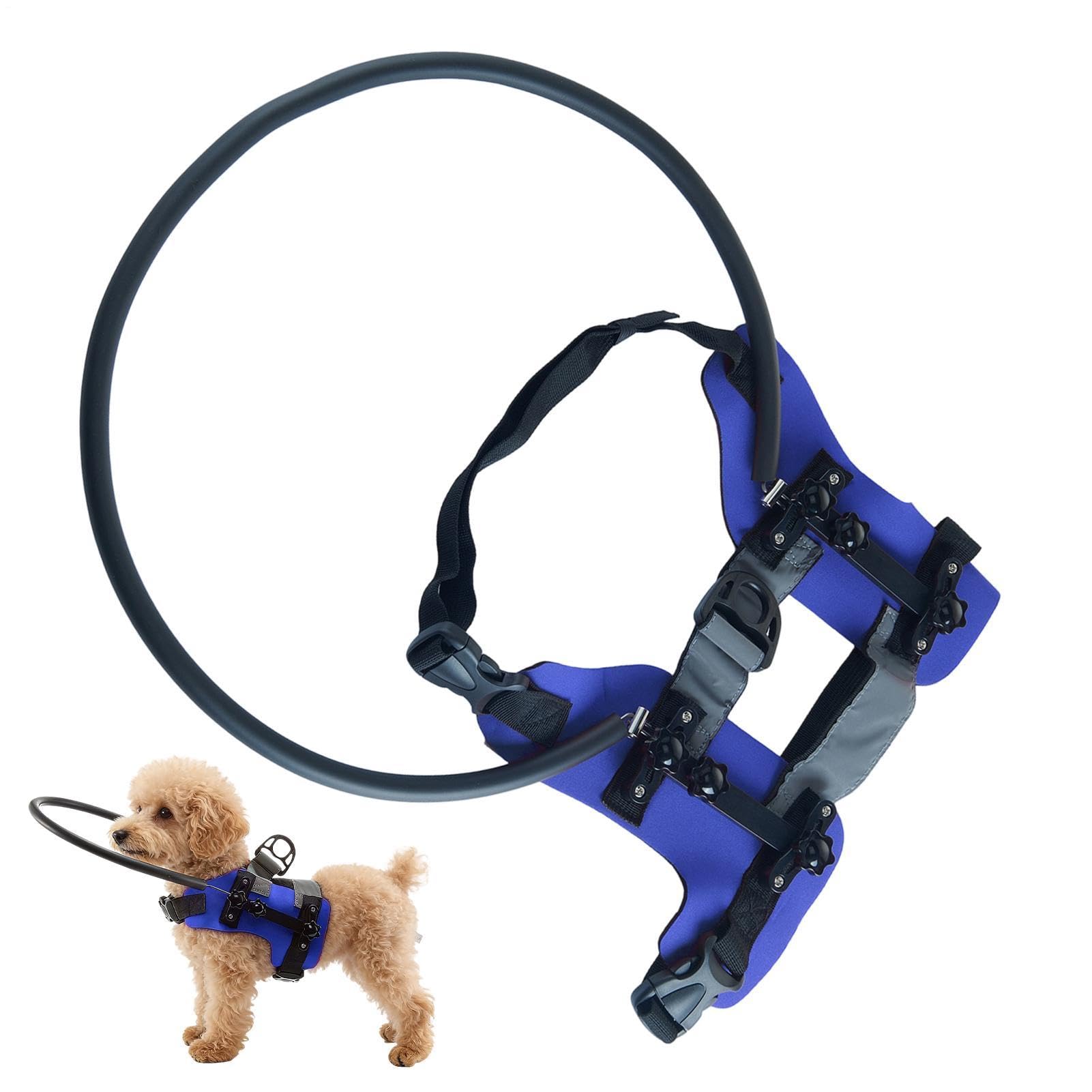 Harness for Blind Dog Visually Impaired Cat Harness Collar with Reflective