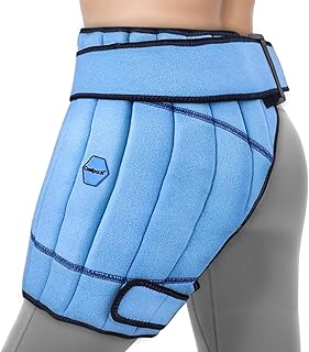 Ice Pack for Hip Replacement Surgery with 2 Hours Long Lasting Cold, Flexible & Evenly Cooling Hip Ice Pack Warp for Sciatica, Bursitis, Gift for Men Women