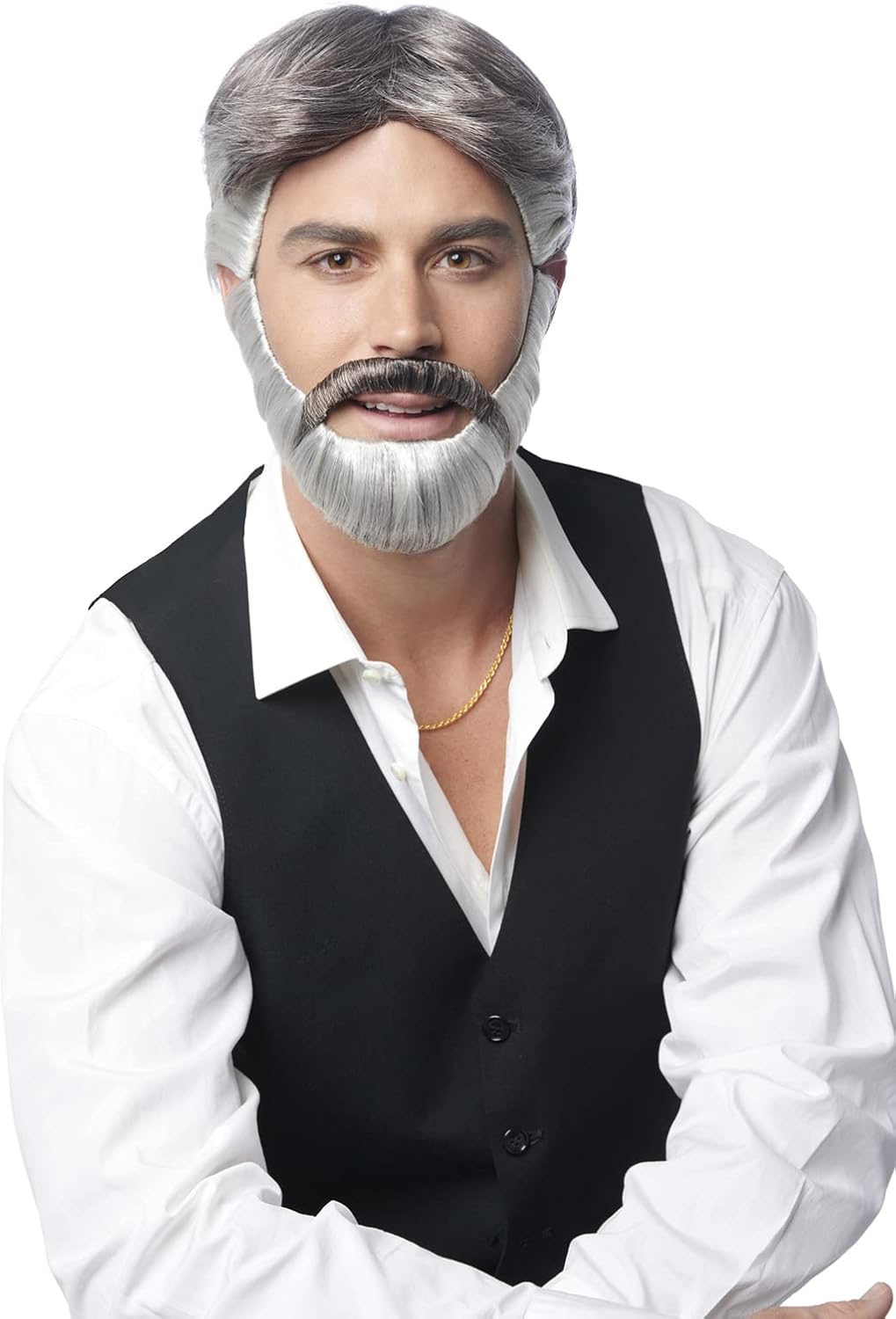 Costume Culture Mens Modern Costume-wigs, Grey