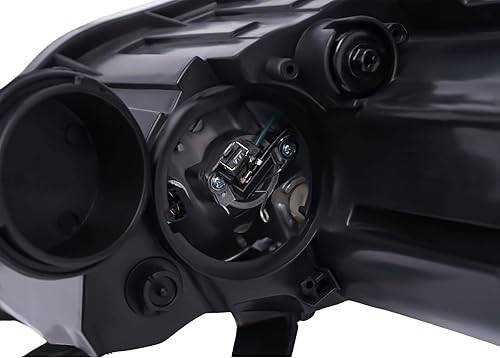 Miniatura 6 de Compatible con Hyundai Elantra Sedan 2011-2013 Conjunto de repuesto de faros delanteros, lámpara de repuesto de proyector halógeno, luz del vehículo