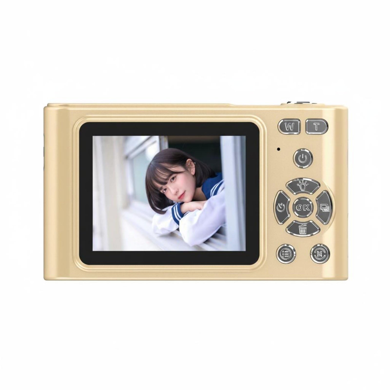 Card Camera Built-in Entertainment Features Imaging Sensor Camera, Gold-picture-30