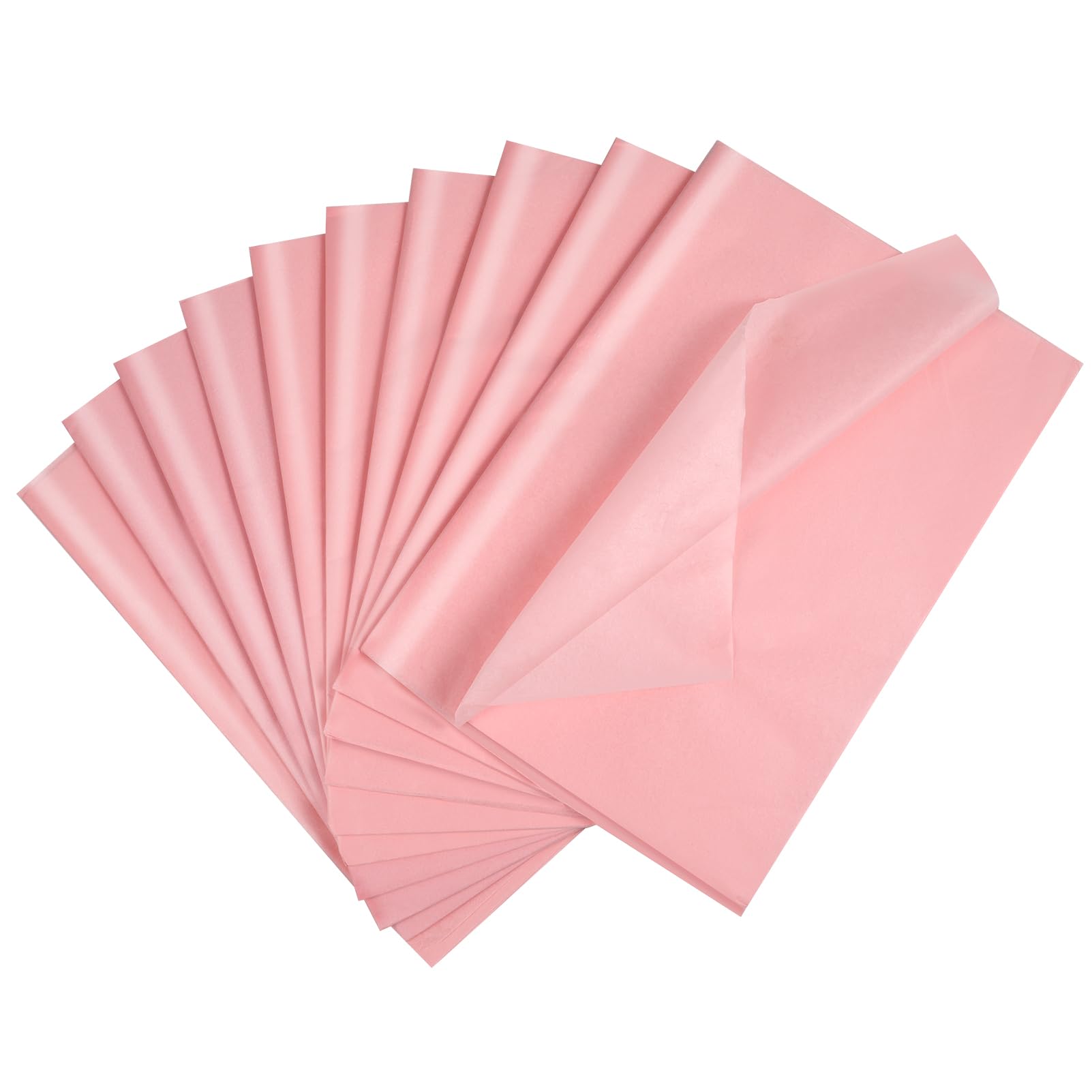 ihaspoko 100 Hojas de Papel de Seda Rosa, 50×35 cm Papel de Envolver para Manualidades y Envoltura de Regalos Decorativa.