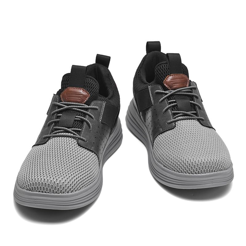 Image of Wearbreeze Men's Business Casual Oxford Sneakers - Lightweight Lace-Up Dress Shoes for Work, Travel & Daily Commute