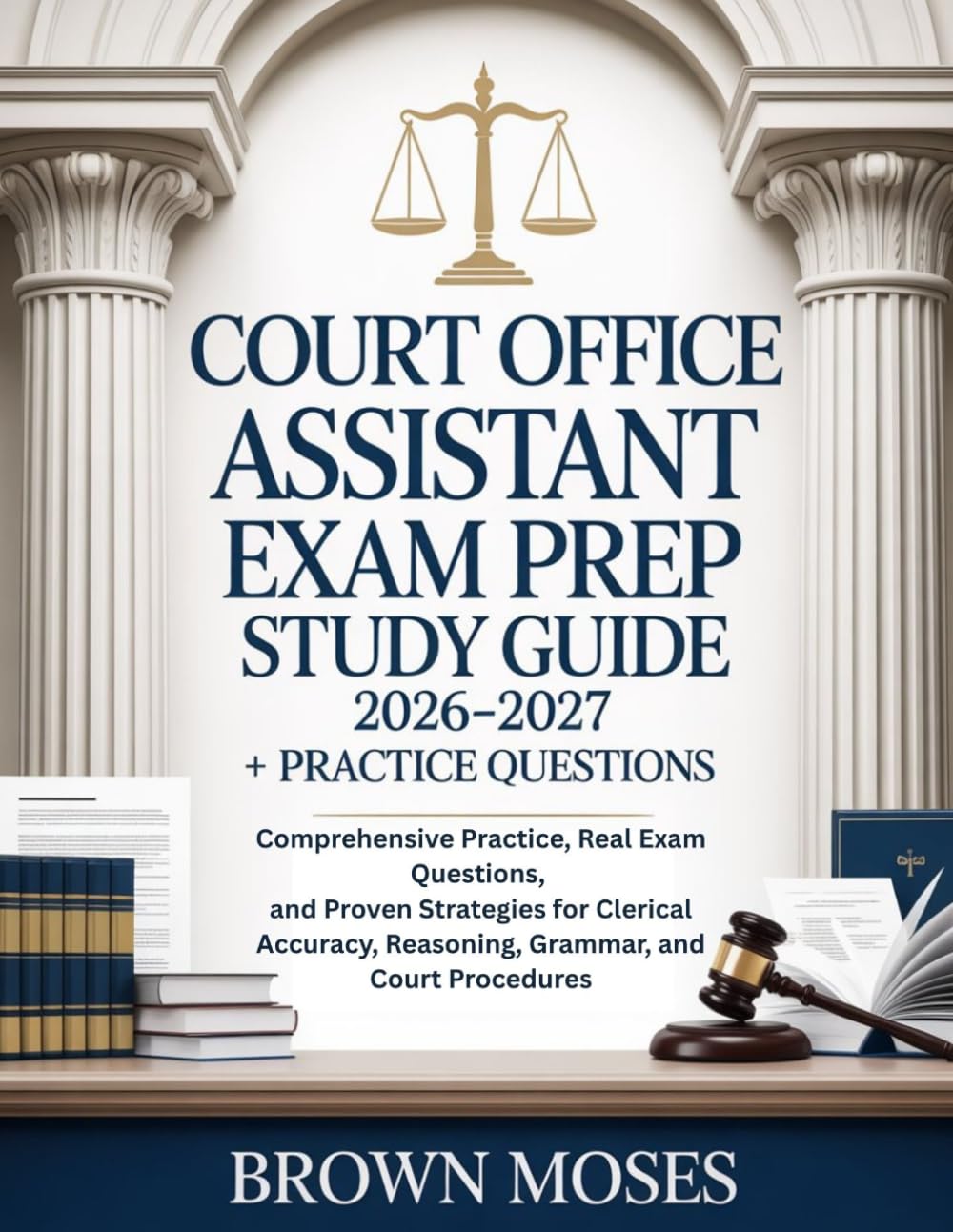 Court Office Assistant Exam Prep Study Guide 2026-2027 + Practice Questions: Comprehensive Practice, Real Exam Questions, and Proven Strategies for ... Reasoning, Grammar, and Court Procedures