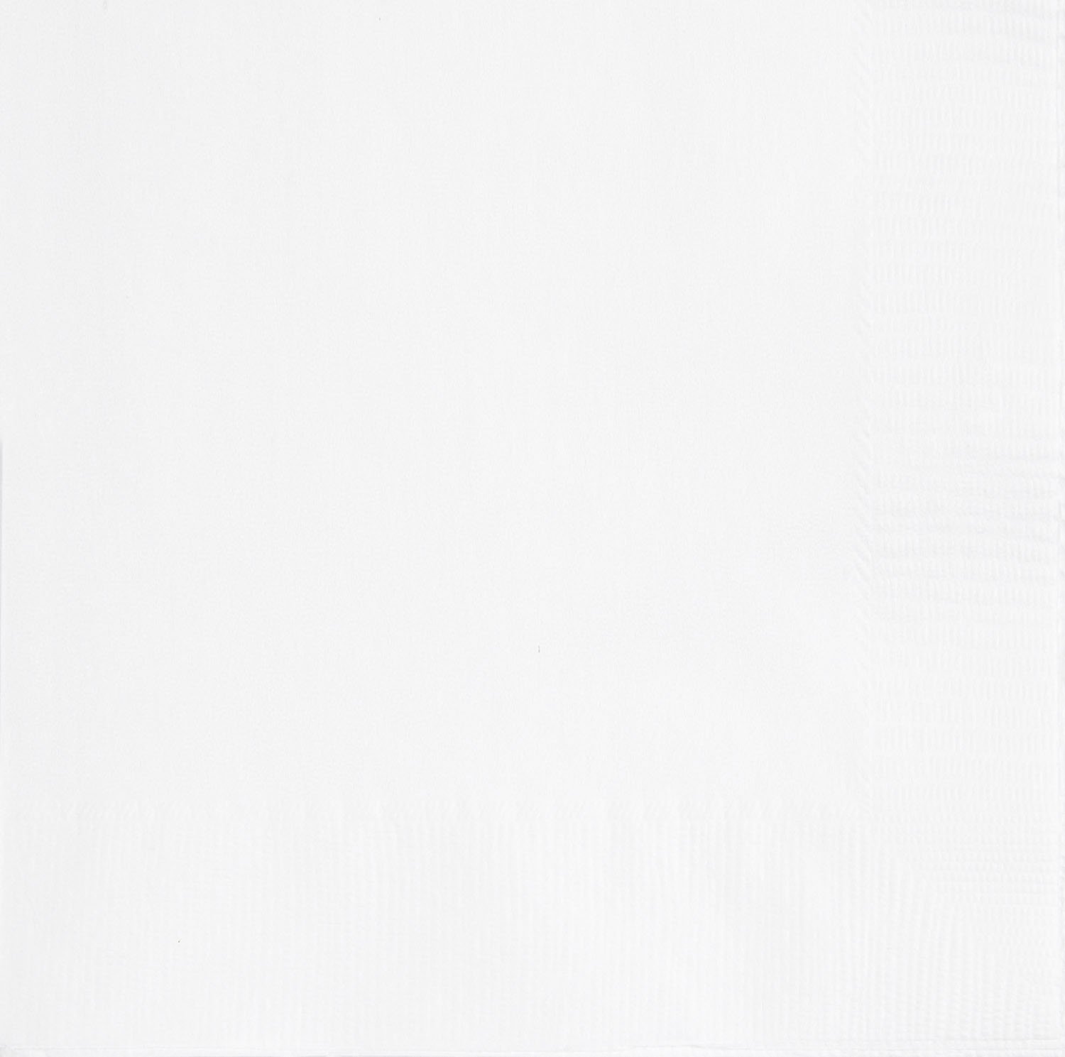 Unique Beverage Napkins 20 Pieces, Bright White