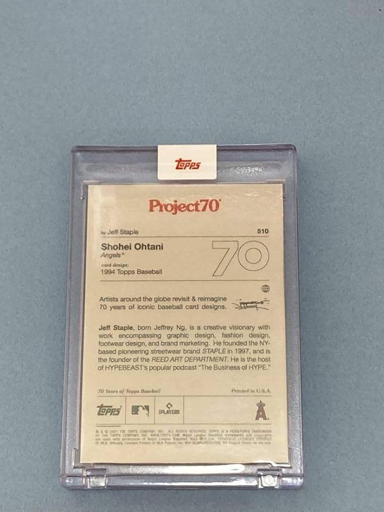 Amazon.co.jp: Topps大谷翔平 野球カード ガンダムコラボ : おもちゃ