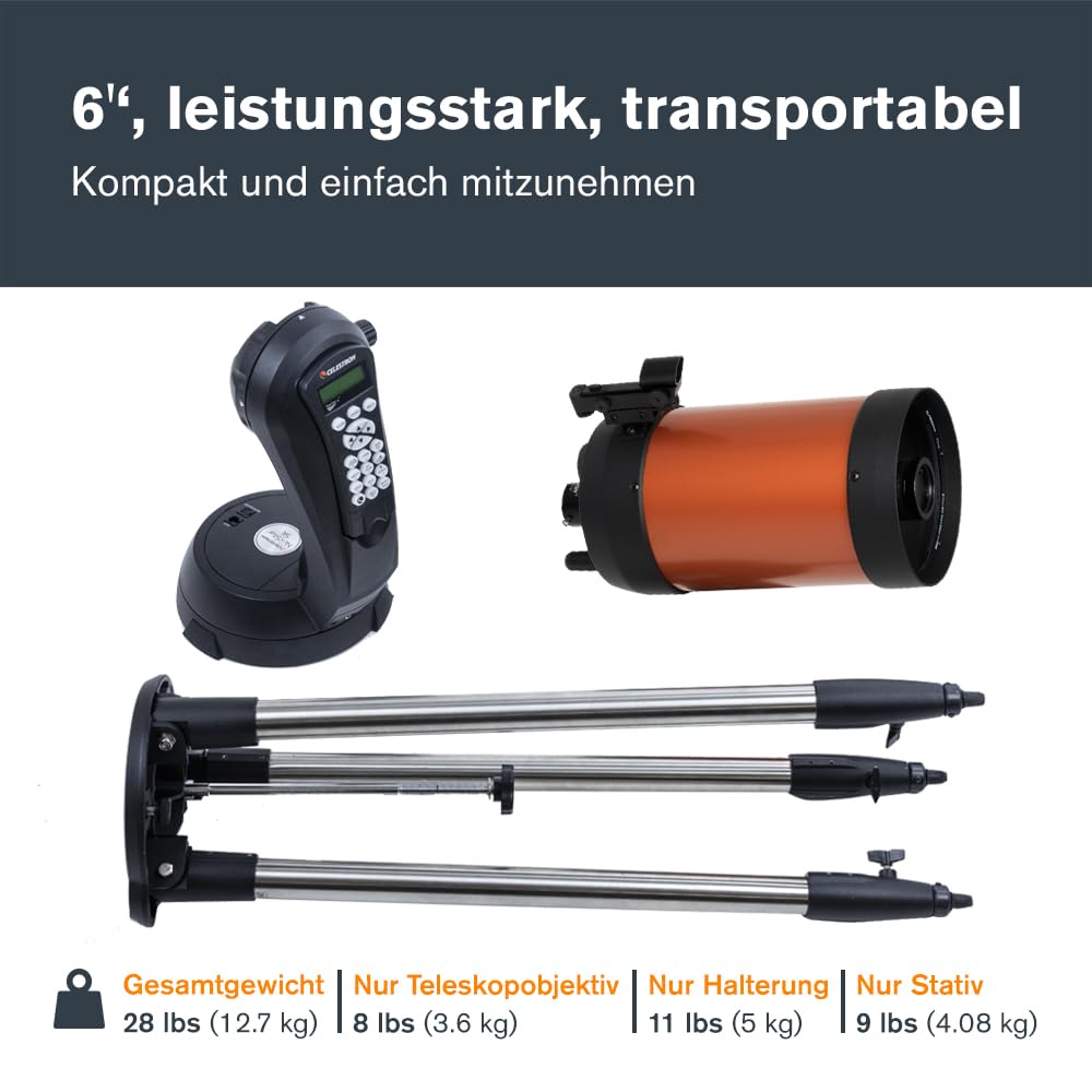 Celestron NexStar 6SE Computerised Schmidt-Cassegrain Telescope with Advanced GPS