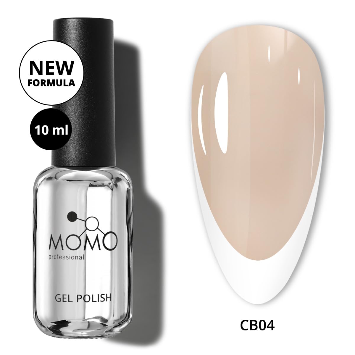Kalıcı Oje French Color Base Coat CB04, Açık Bej, 10 ml