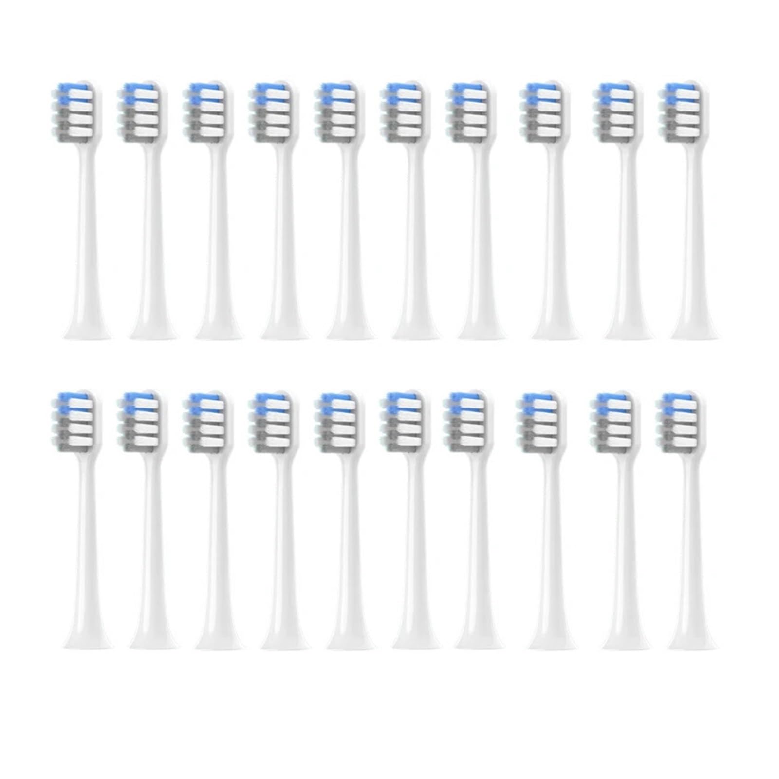 Cabezales de repuesto, compatible con XIAOMI, T200 | Cabezales para cepillo dental eléctrico, plástico(T200 White-20pcs)