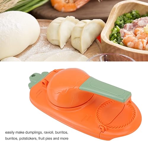 Miniatura 3 de Máquina de dumpling 2 en 1 molde de envoltura de dumpling prensa de empanada juego de moldes de prensa manual multifunción para hacer dumpling