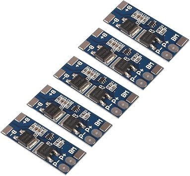ACEIRMC 5pcs 2S 8A Li-ion 7.4V 8.4V Li-ion Lithium Battery 18650 Charger PCB Protection Board for Li-ion Lipo Battery Cell Pack