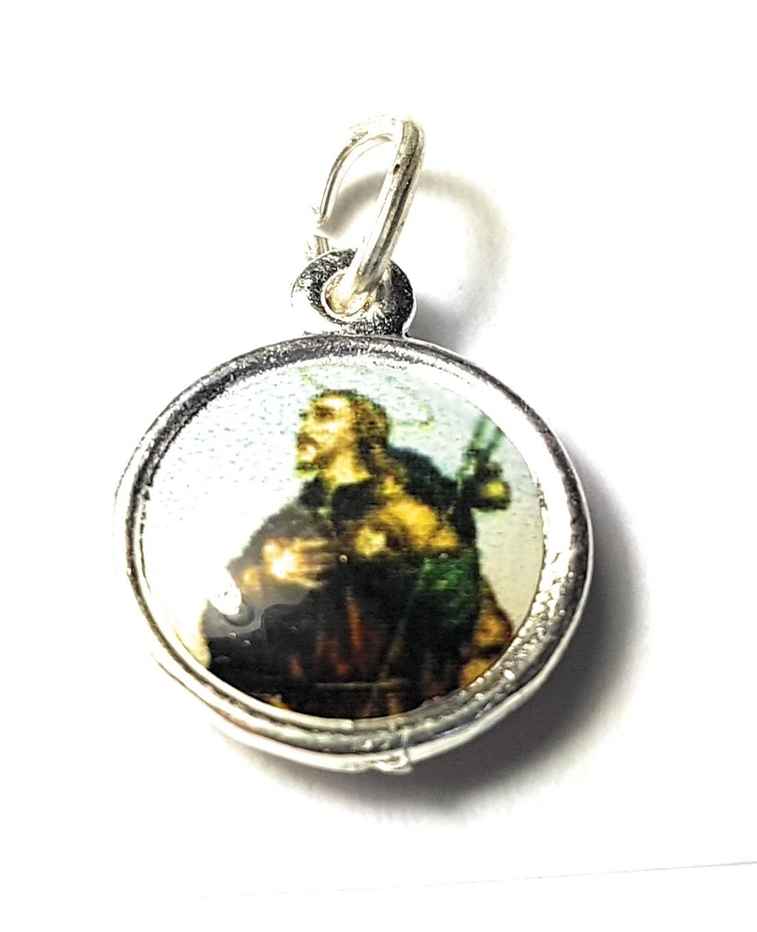 Buy 3rd class relic medal of Saint Roch or Rocco patron of surgeons, pilgrims, dogs, problems