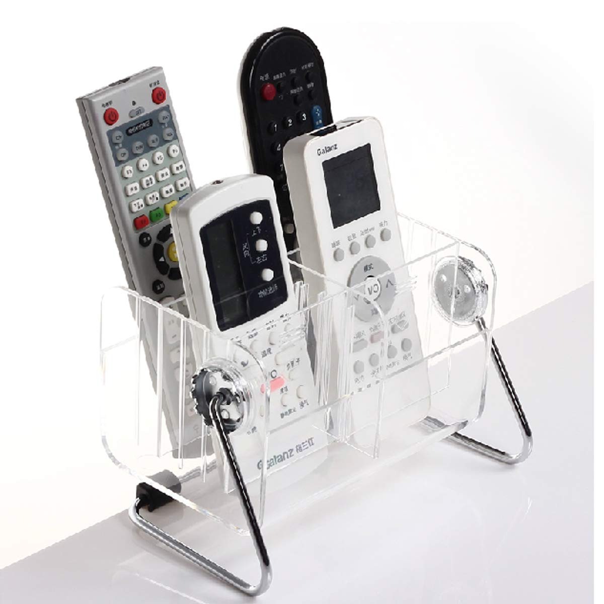 Trasparente Desktop Holder Telecomando Contiene Fino a 6 telecomandi