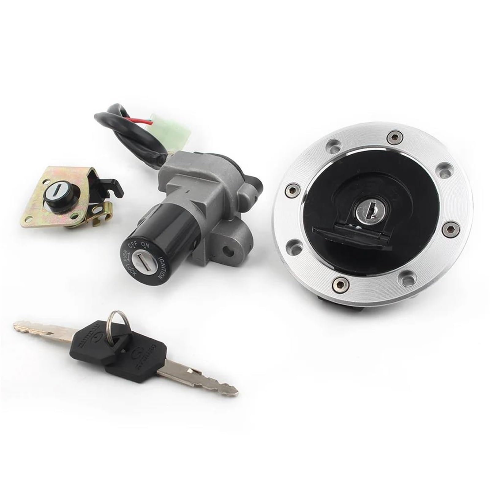 Interrupteur d'allumage de moto avec 2 clés pour Suzuki GSXR1000 K1 et SV650