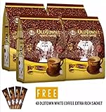 4 Pack Old Town White Coffee 3 in 1 Classic ( 60 Sticks ) Free 4 Extra Sachets