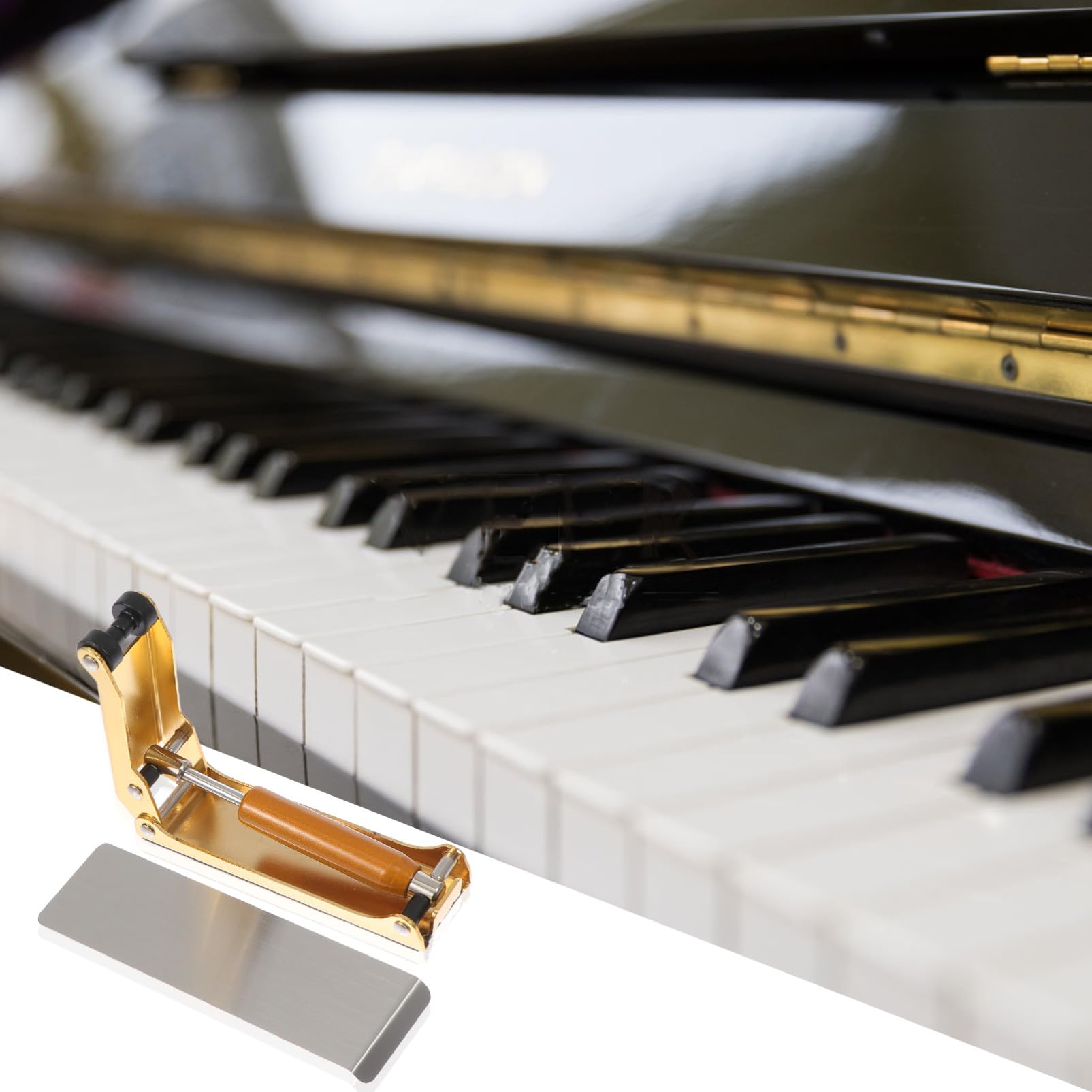 Abaodam Klavier Slow Fall Gerät aus Metall und Abs Resin zur Gepufferten Klavierabdeckung Praktisches Klavierzubehör für Sicheren Tastaturschutz bei Musikern