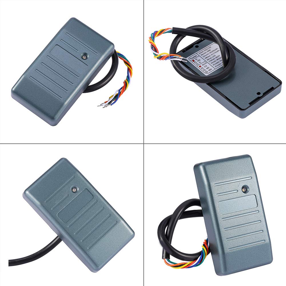 Lector impermeable de Control de acceso de la tarjeta de identificación RFID EM 125KHz Wiegand 26