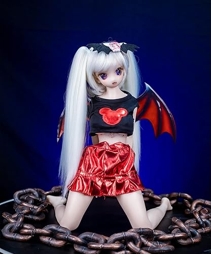 Junying MOZU Devil 15 Figuras de acción femeninas sin costuras, material completo de silicona, Mozu 23.6 in figura femenina flexible muñecas para