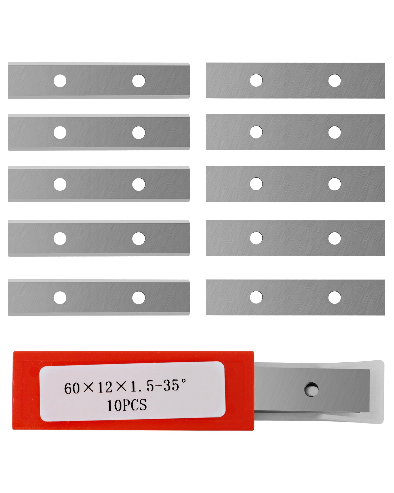 2-3/8"(60MM) Carbide Paint Scraper Blade, 10Pcs Double-Edged Reversible