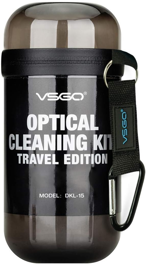 VSGO VS-S02-E APS-C Digital Camera Sensor Cleaning Kit Clean Swab × 10 with Sensor Cleaner Solution + VSGO Optical Cleaning Kit Travel Edition