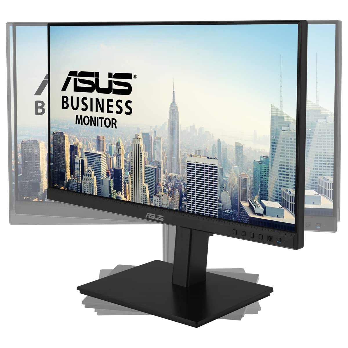 ASUS BE24ECSBT, Monitor Touchscreen da 24” IPS Full HD, Nero | Multi Touch a 10 Punti, USB-C, HDMI, DisplayPort, Altezza Regolabile, Stand Ergonomico, Tecnologia Eye Care e Anti-Sfarfallio