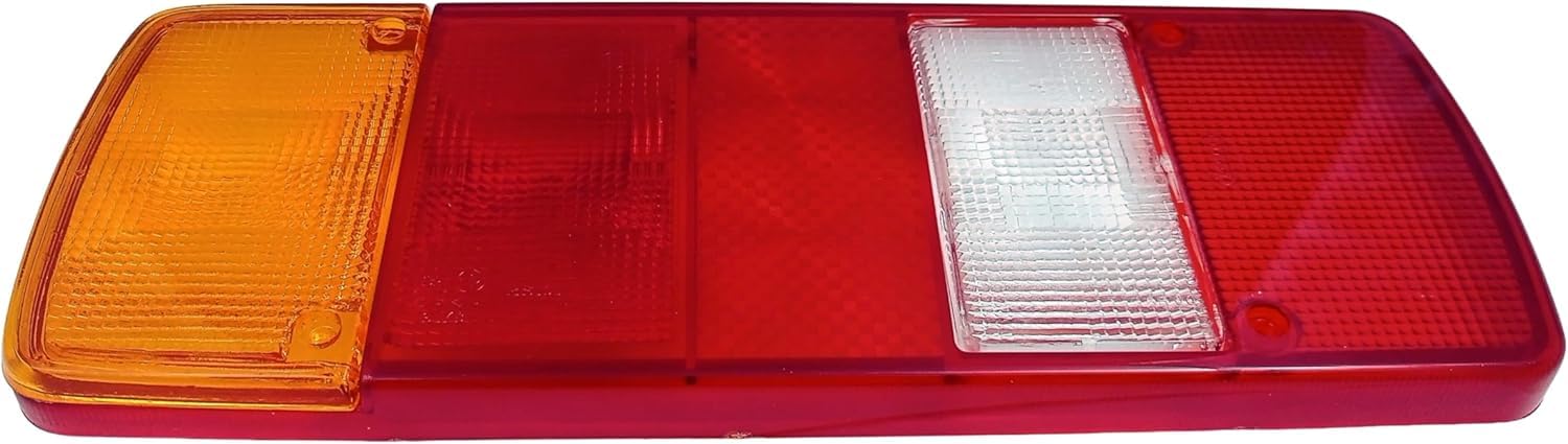 2 x Rücklichtglas Rückleuchtenglas Lichtscheibe Glas Rückleuchten Heckleuchten für MAN,Volvo,Iveco,Renault,Scania,DAF,Mercedes Atego,VW Crafter,LT,Doka,Pritsche,Schmitz,Demag,LKW Anhänger E-MARK