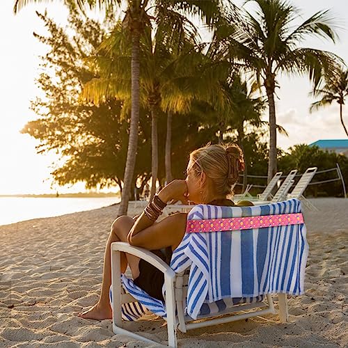 Kaket Elastic Beach Towel Clips Bands 6PC, Towel Holder Rubber Elastic, Pool & Cruise Chair Bands (6 PCS, Style 4), 31 x 1.8 cm - Image 2
