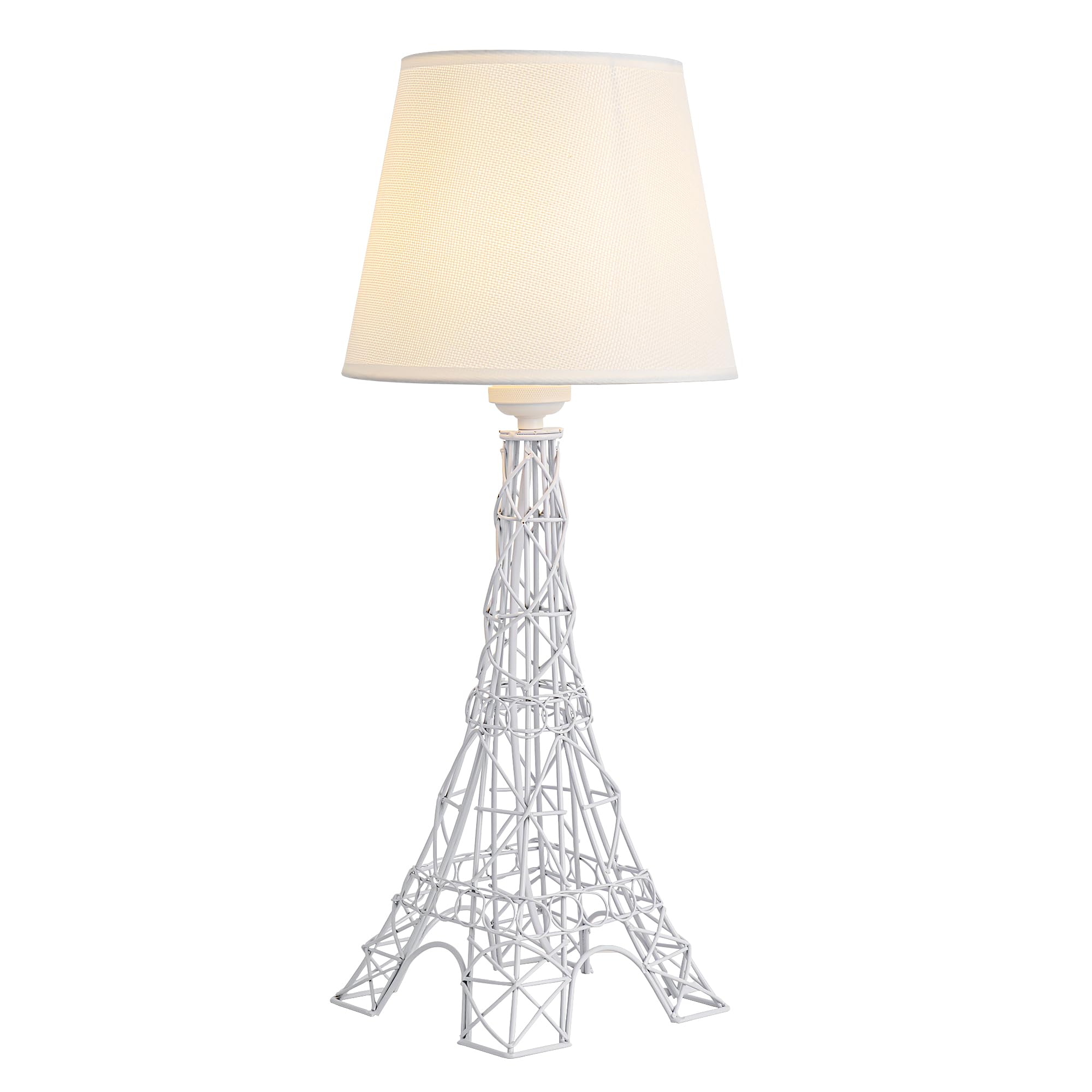 Art Metal Eiffel Tower Table Lamp Iron Study Paris Gifts Art Retro  torchiere Desktop Lighting Tall Free Standing Lamp Natural Lights for Decor