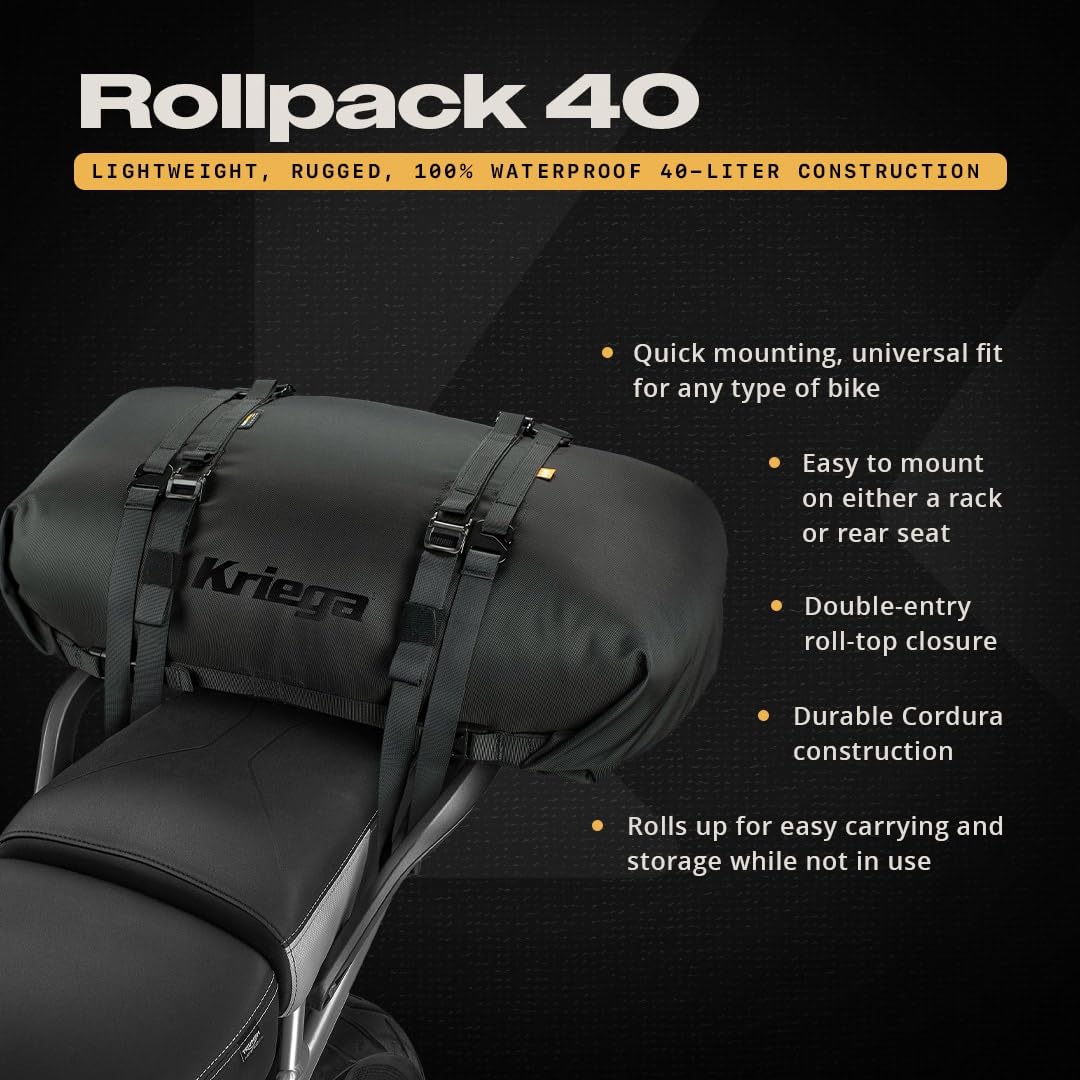 Kriega Rollpack 40 Multicam wasserdichte Hecktasche