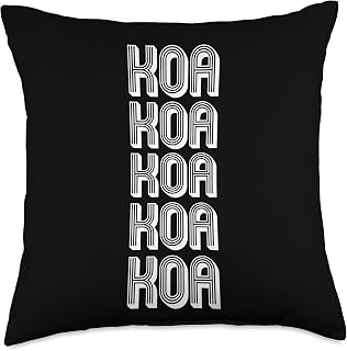 KOA Kailua-kona Hawaii Airport Travel Throw Pillow