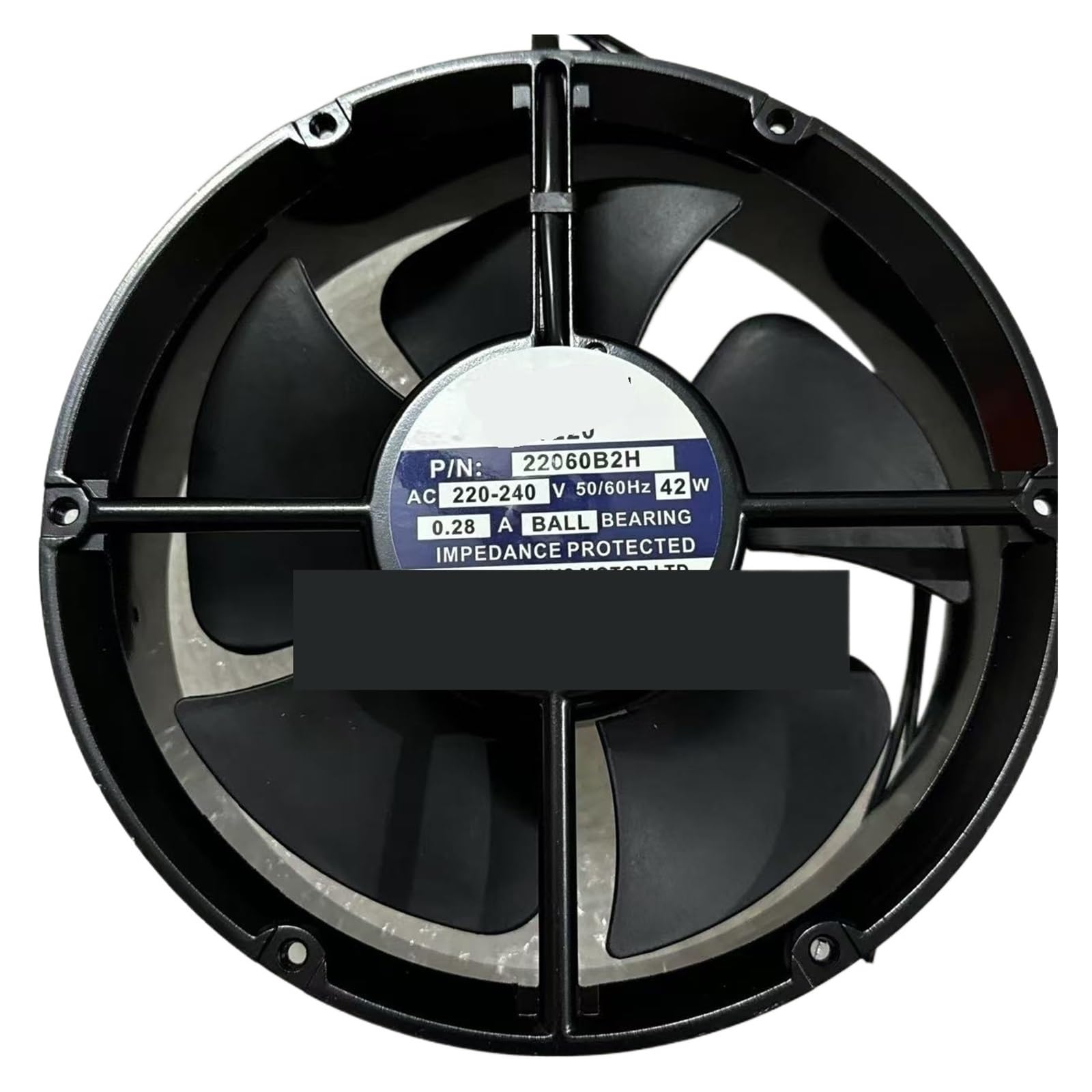 Ventilateur de serveur extracteur industriel BT220 alimenté en 240V