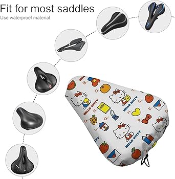 Amazon.co.jp: ハローキティ 自転車 サドルカバー 撥水 Gasudeo 汚れ