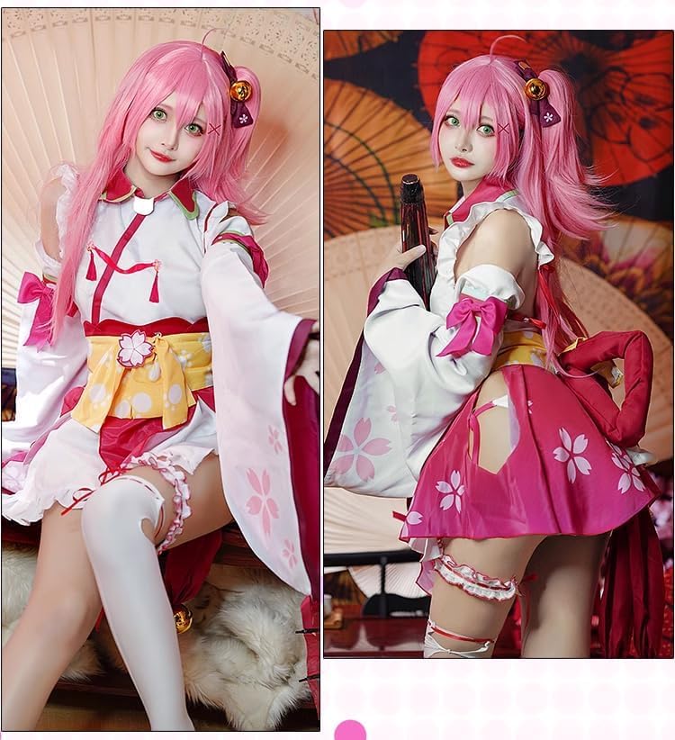 お*ね様 さくらみこ コスプレ 通常衣装 バーチャルYouTuber Vtuber さくらみこ 2023新衣装 コスプレ衣装