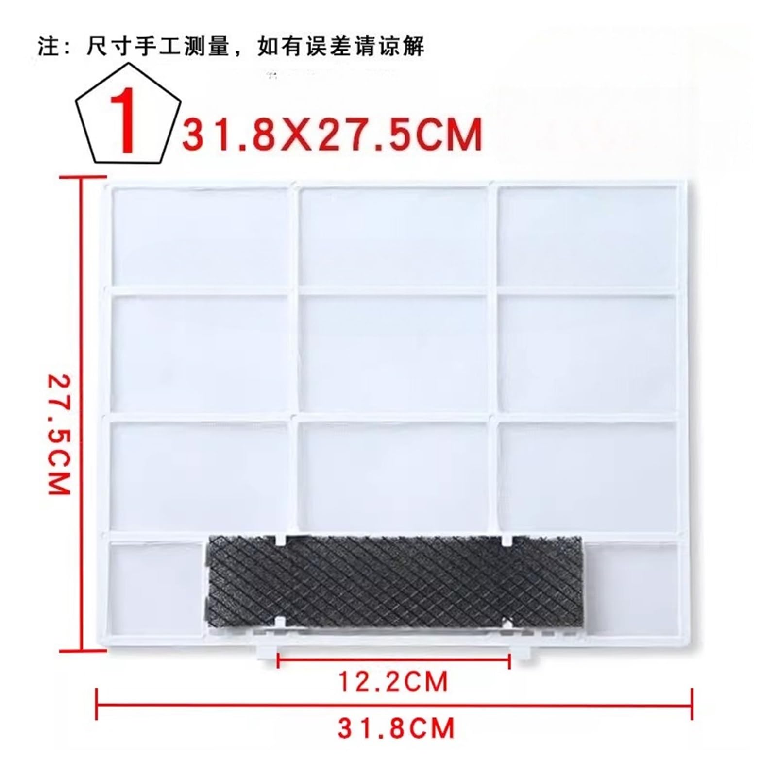 Filtro De Aire Acondicionado De 2 Uds, Compatible Con Midea, Accesorios Universales De Filtro A Prueba De Polvo(1)