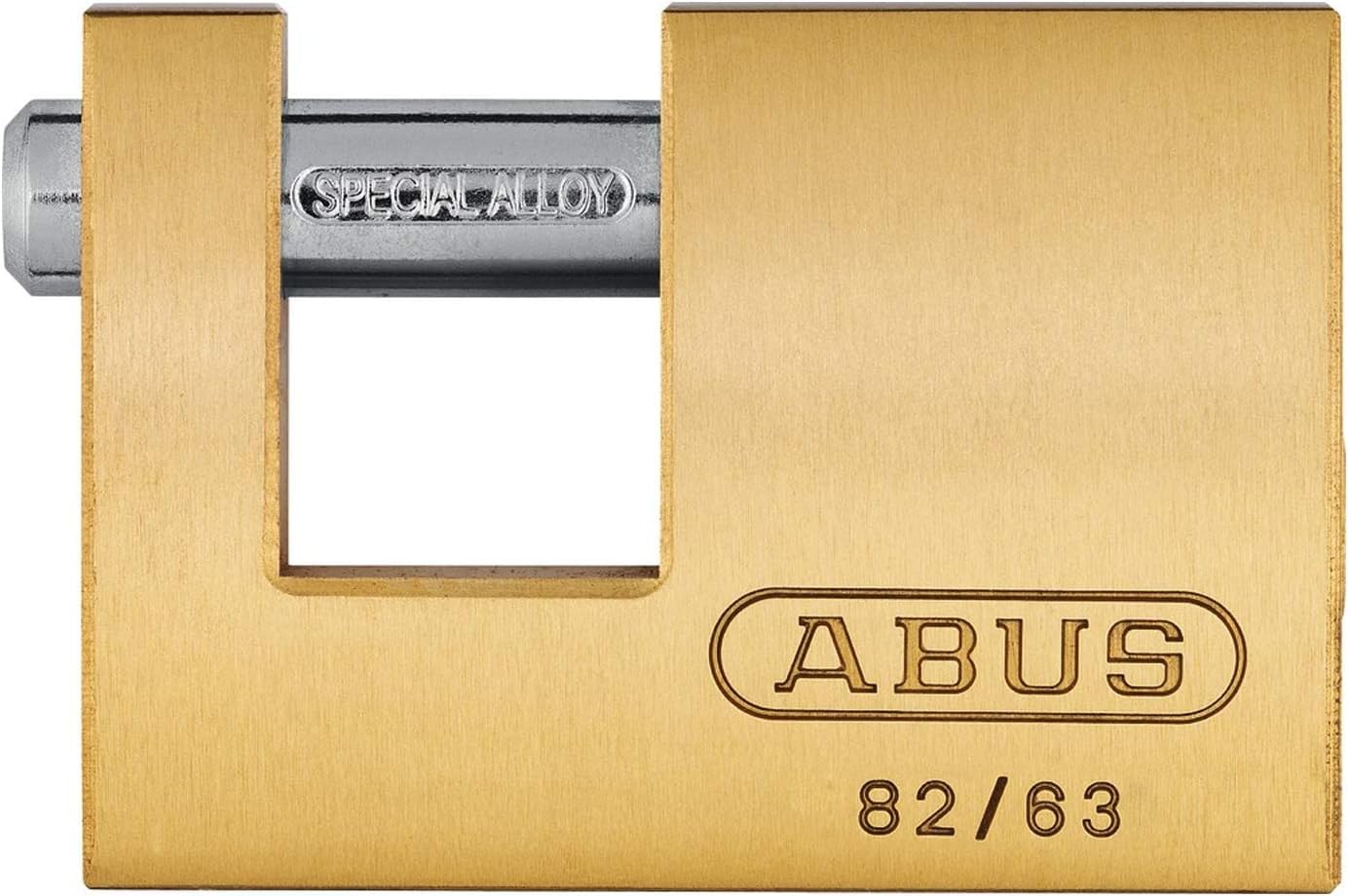 ABUS 82/90 Brass Padlock - Monoblock Padlock For Roll Grates - View #6
