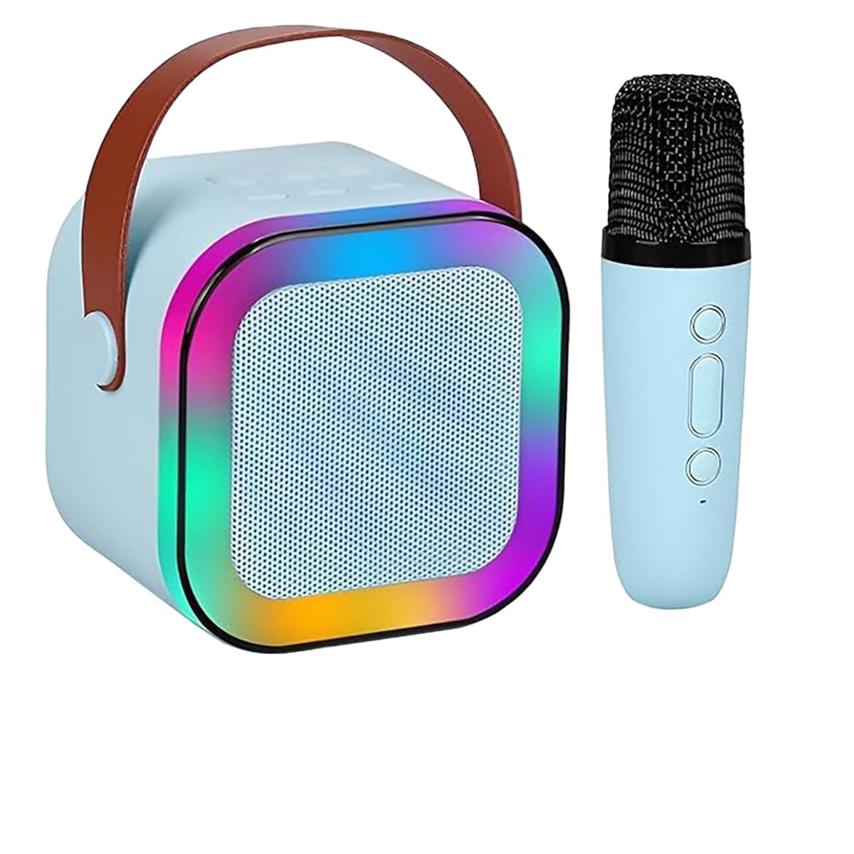 Magicwand® K12【USB-C-Charging Blue with 1 Mic】 Kids Karaoke Microphone Wireless Bluetooth Speaker with RGB LED Lighting for Kids-image-33