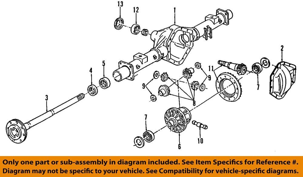 Amazon Com General Motors Gm Oem Rear Differential Pinion Seal 26064030 Automotive