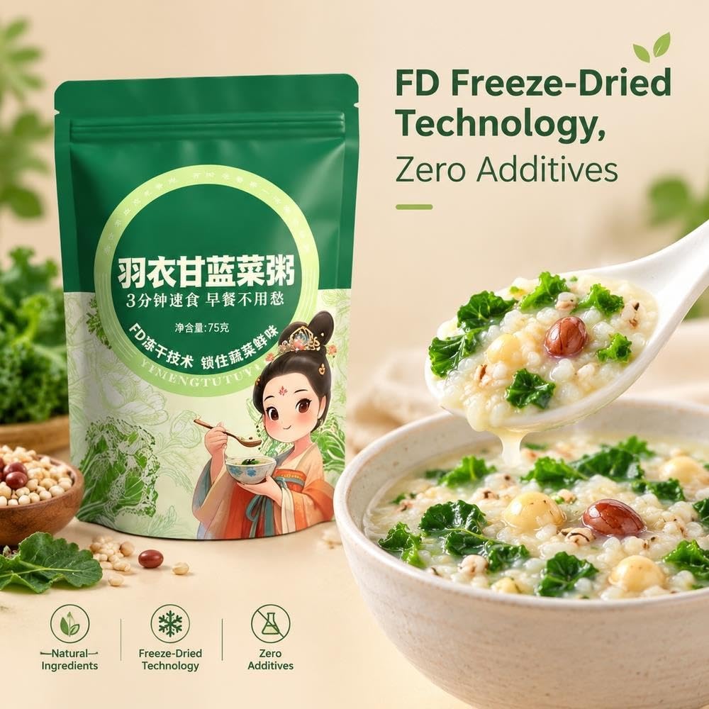 Porridge di verdure istantaneo, 5 buste, 10 porzioni