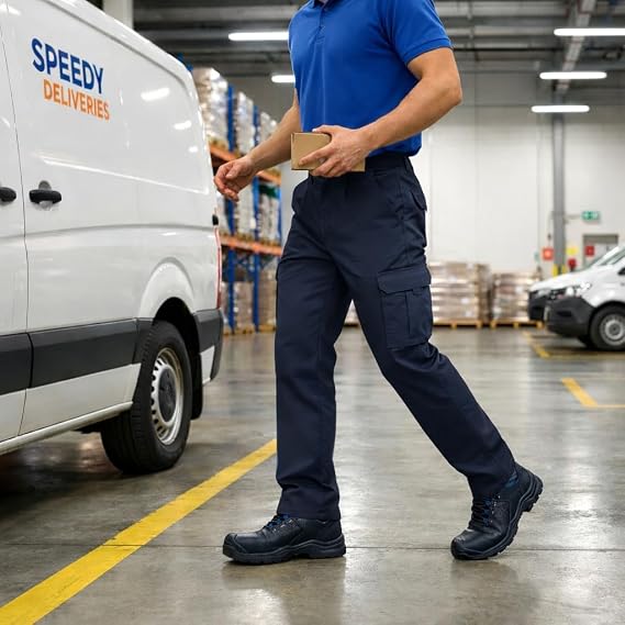 BWOLF Prime Cargo Men's Work Pant with Elastane, Men's Stretch Cargo Pant Cotton - Polyester - Elastane, S - 4XL