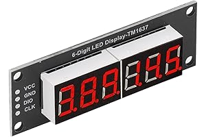 TM1637 6 Digit Tube LED Segment Display Module