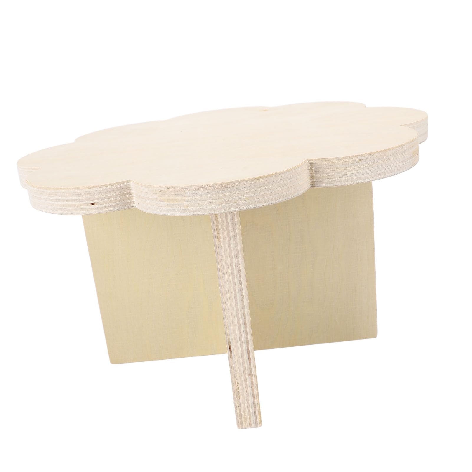Rengue Tavolo Pieghevole a Forma di Fiore in Legno Massello Tavolo da Picnic da Campeggio Compatto e Robusto Dal Design Carino con Facile Installazione per attività All'aperto