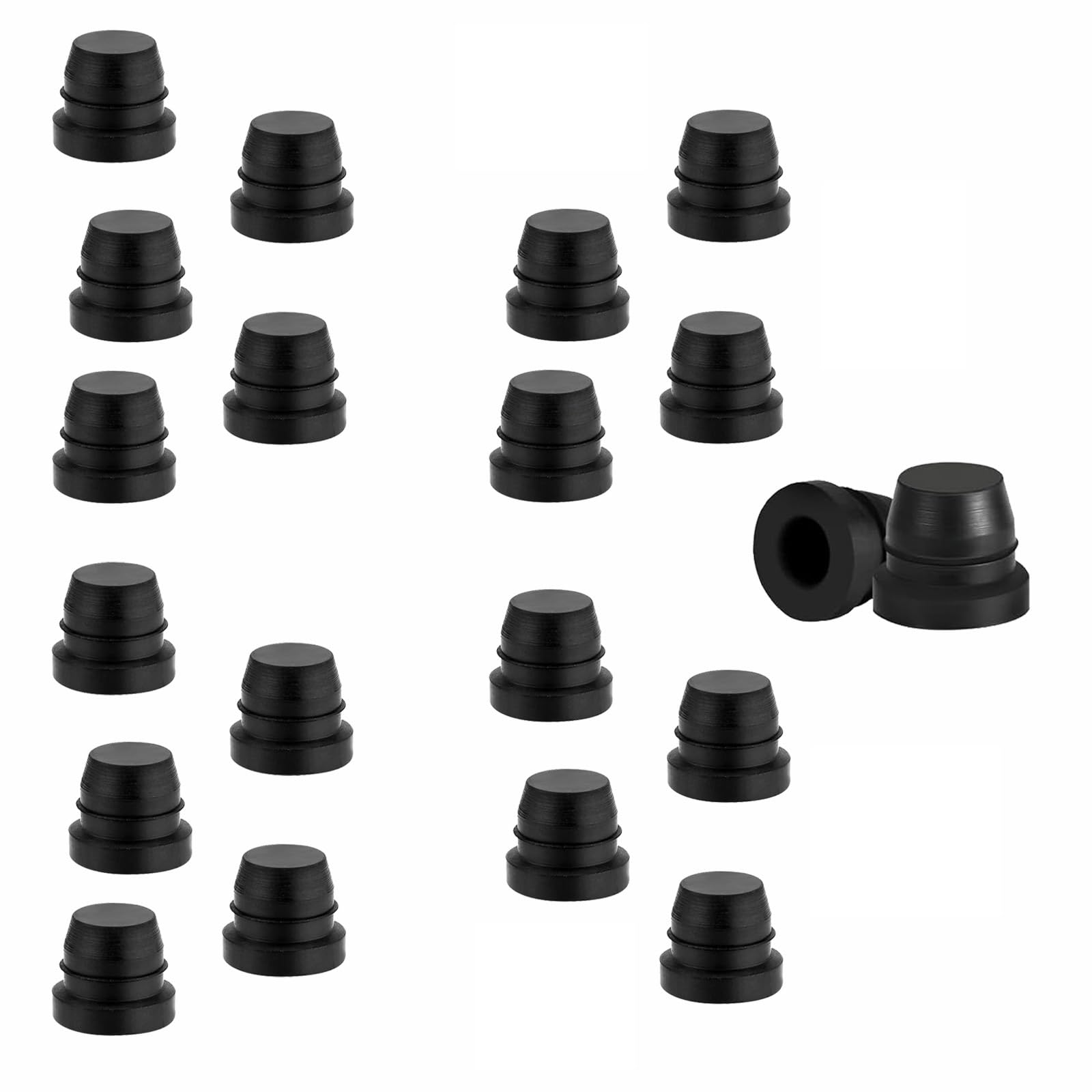 20 Pezzi Tappi in Gomma per Spurgo Coperchio del Tappo di Sfiato del Freno Tappo di Spurgo del Freno Adatto per Veicoli, Auto,Moto e Accessori per Biciclette