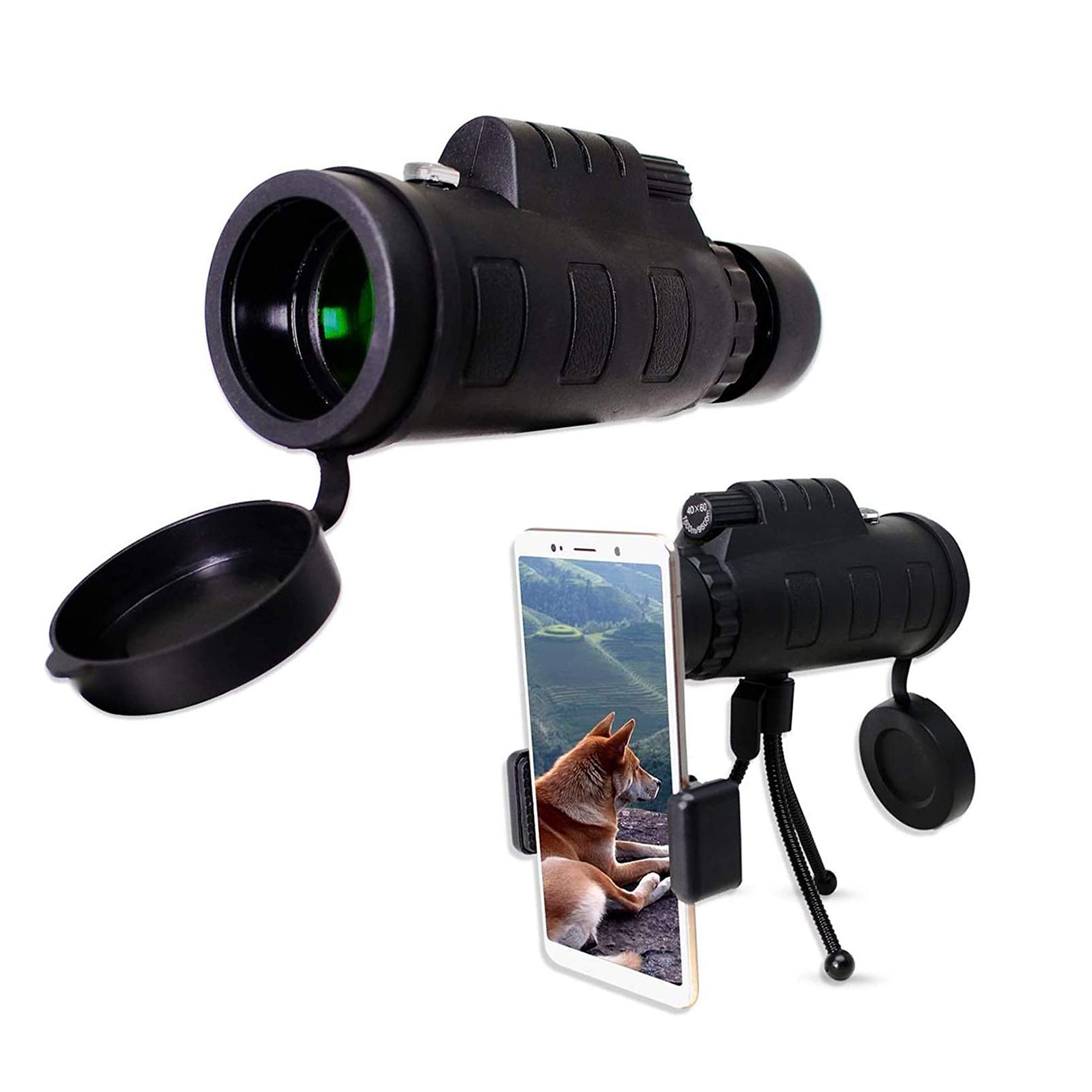 Monoculaires télescope pour téléphone photos floues de loin solution zoom 40x60