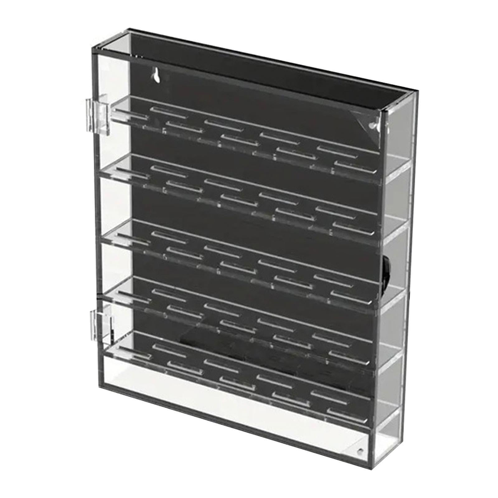 predolo Espositore per Monete da, espositore da Parete Shadow Box, Porta fiches da, Spilla, Oggetti da Collezione per Soggiorno, Nero