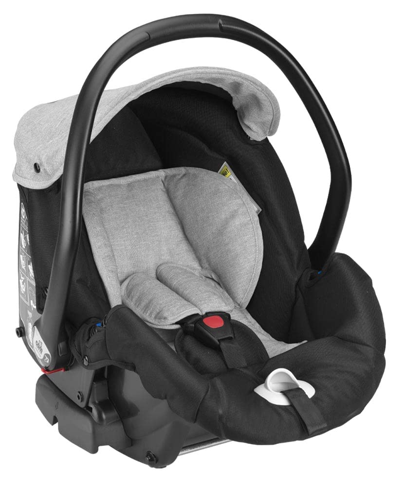 CAM Il Mondo del Bambino - art.914/T933 - Sistema Modulare Next Evo - carrozzina, passeggino, seggiolino auto e borsa - made in Italy - perfetto da 0 a 48 mesi - GRIGIO