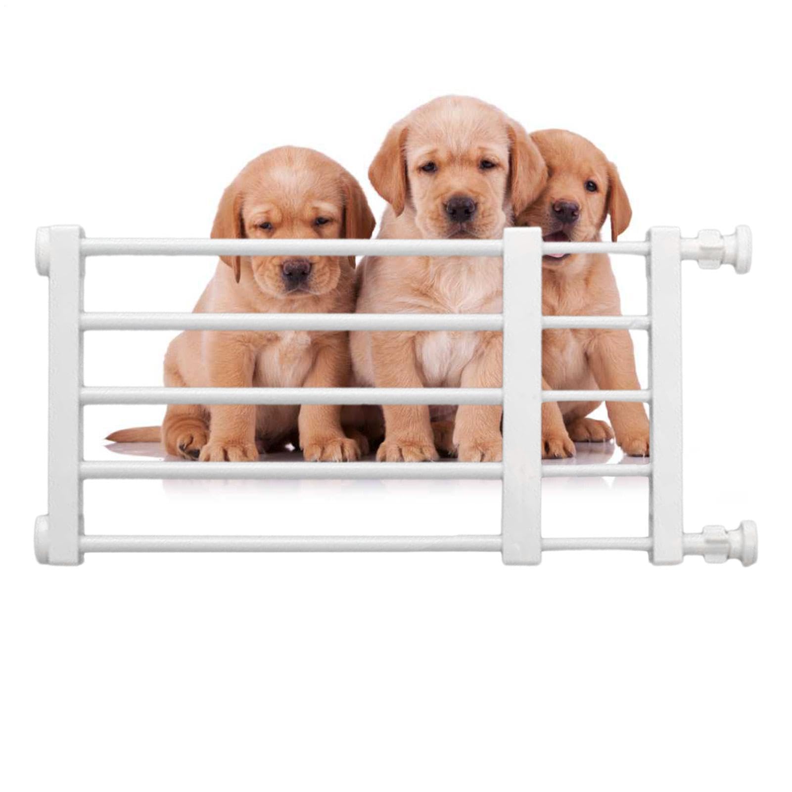 Puerta de escalera - Puerta de metal Walk Thru Gate | & Gaate | Puerta duradera para perros | Cachorro Gaate | Puerta de seguridad para bebés y mascotas, puertas, escaleras y seguridad en e