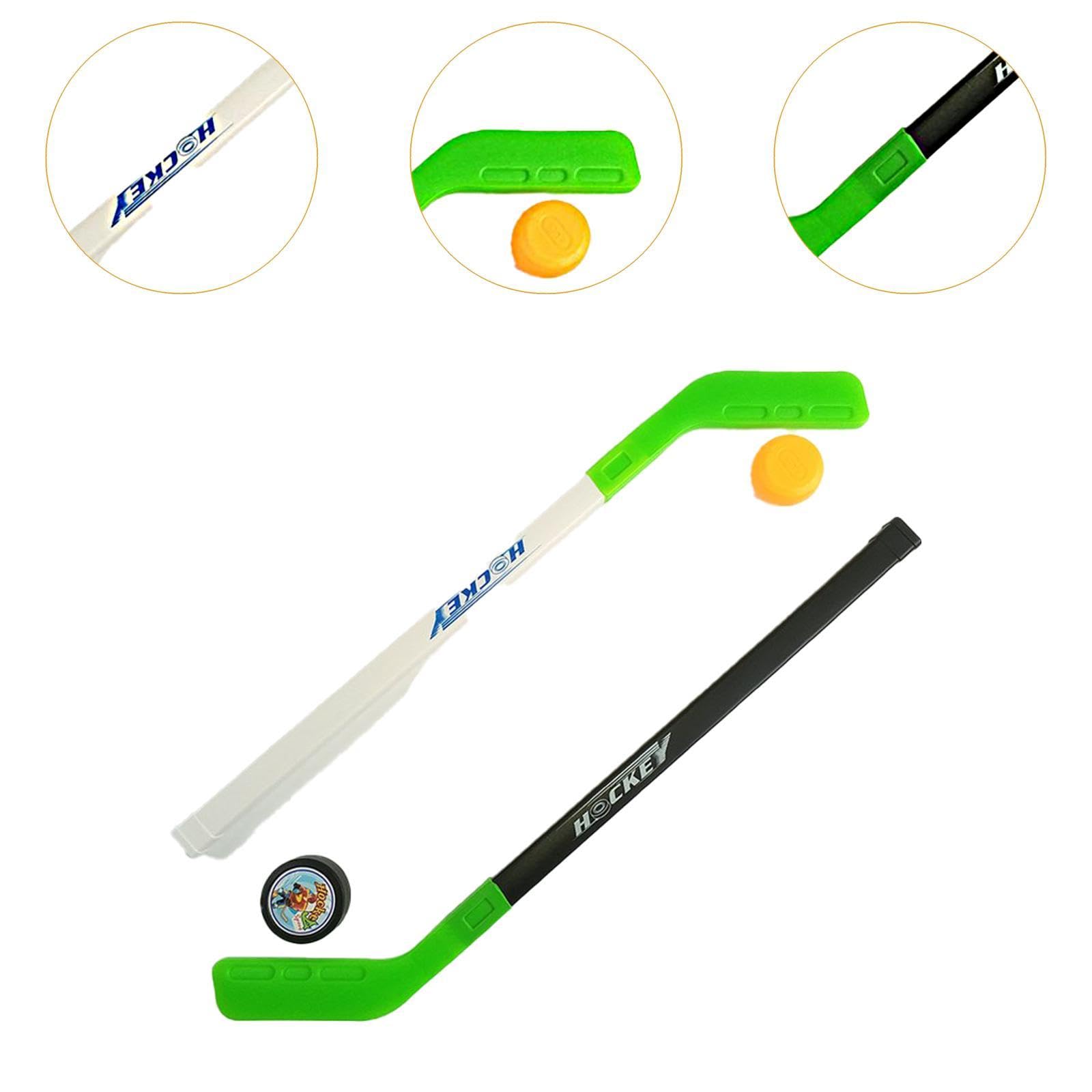 Kit Hockey Rue Cypreason Pour Enfants – 2 Crosses + 2 Balles, ABS Résistant, Léger, Pour Intérieur/extérieur, Développe La Motricité Et L’esprit D’équipe